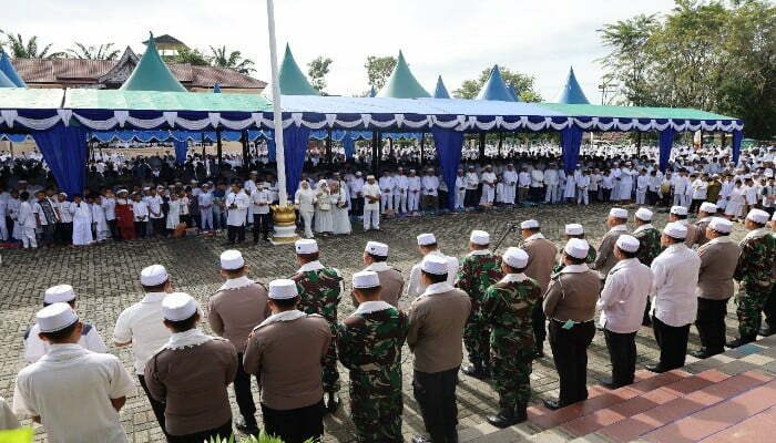 Prajurit Petarung Korem 023/KS Peringati Maulid Nabi