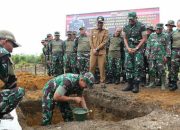Danrem Letakkan Batu Pertama Pembangunan GOR Kodim 0205/TK