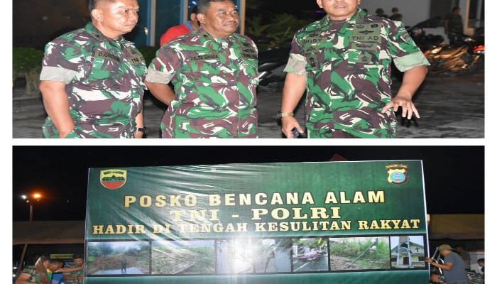 Korem 023/KS Dirikan Posko Penanggulangan Bencana di Kantor Bupati Taput