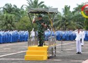 Jadi Irup di Hari Guru, Danrem Ingatkan Siswa Untuk Selalu Menghormati Guru Layaknya Menghormati Orang Tua