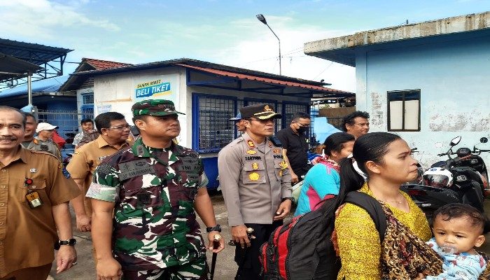 Kapolres dan Forkopimda Sibolga Tinjau Pengamanan Nataru di Pelindo dan ASP