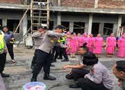Akhir Tahun 2022, Kapolres Sibolga Pimpin Upacara Kenaikan Pangkat 18 Orang Personel