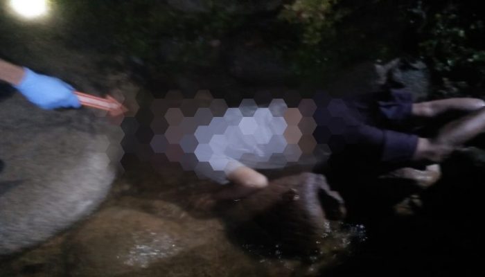 Sesosok Mayat Pria Ditemukan Telungkup di Pinggir Sungai Lobu Sibolga