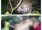 Mobil Panther Masuk Jurang 20 Meter di Hutabarangan Sibolga
