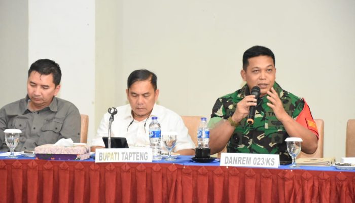 Danrem 023/KS Pimpin Rapat Pengamanan Kunjungan Wakil Presiden RI