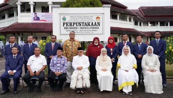 Wakil Presiden Bangga dengan SMA Negeri 1 Matauli Pandan