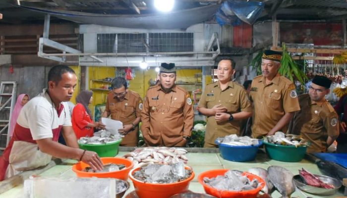 Kendalikan Inflasi Daerah, Pj Bupati Tapteng Monitoring Harga di Pasar Kecamatan Pandan dan Tapian Nauli