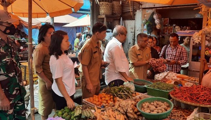 TPID Tapanuli Utara Lakukan Operasi Pasar Sambut HBKN