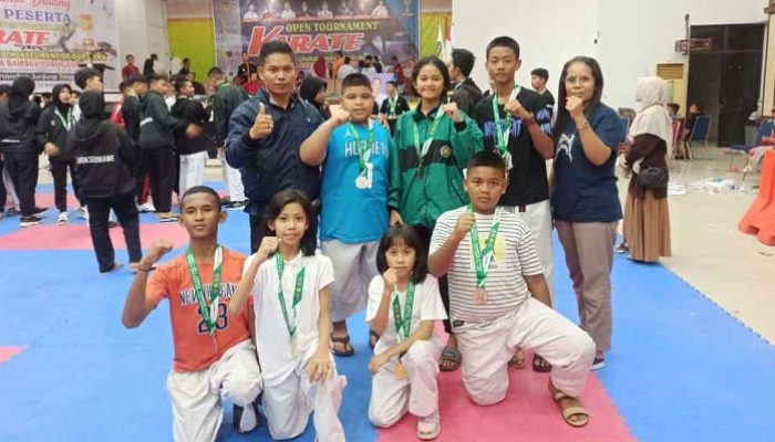Atlet Karate KKI Sibolga Boyong 7 Medali dari Kejuaraan Open Karate Forki Lhokseumawe