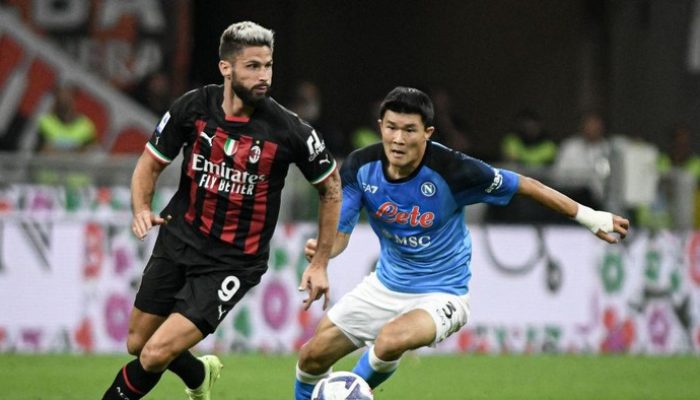AC Milan vs Napoli, Duel Sengit di Perempatfinal Liga Champions
