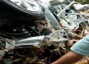 Bangkai Mobil yang Terseret Banjir Bandang di Sembahe-Sibolangit Ditemukan