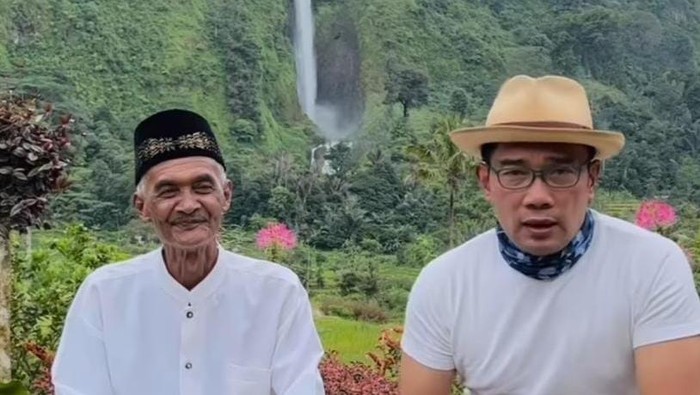 Gubernur Jawa Barat Kunjungi Rumah di Cianjur, Terpesona dengan Keindahan Curug Citambur