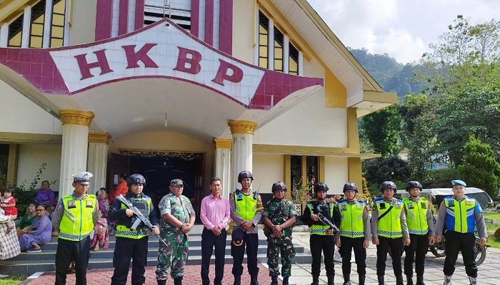 Polres Bersama Instansi Terkait Gelar Apel Patroli Skala Besar di Kota Sibolga