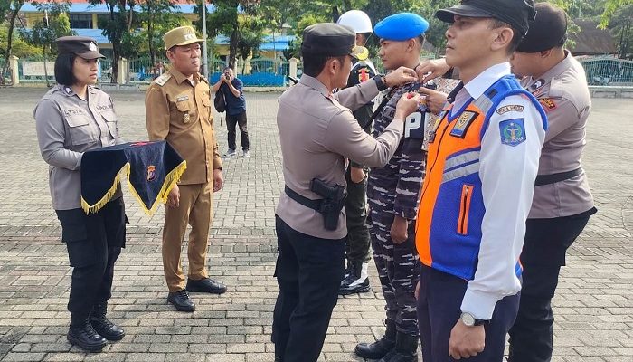 Kapolres Sibolga Pimpin Apel Gelar Pasukan Operasi Ketupat Toba 2023