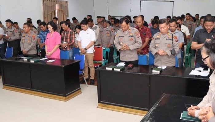Polres Tapanuli Tengah Rayakan Ibadah Paskah Bersama Tahun 2023