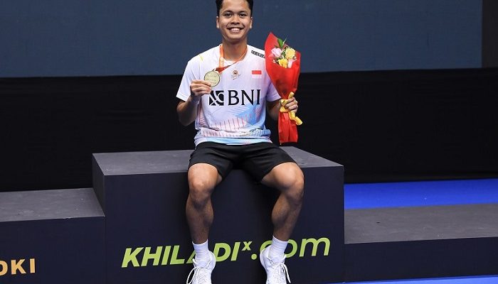 Anthony Ginting Juara Asia setelah Menang Telak atas Loh Kean Yew di Badminton Asia Championships 2023