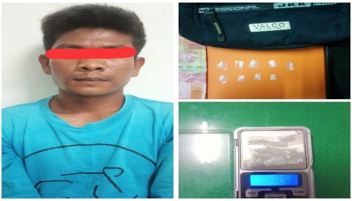 Polres Sibolga Amankan 9 Paket Sabu dari Nelayan Ini