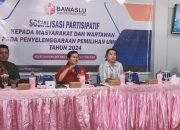 Bawaslu Tapteng Adakan Sosialisasi Partisipatif Masyarakat Terhadap Pemilu 2024