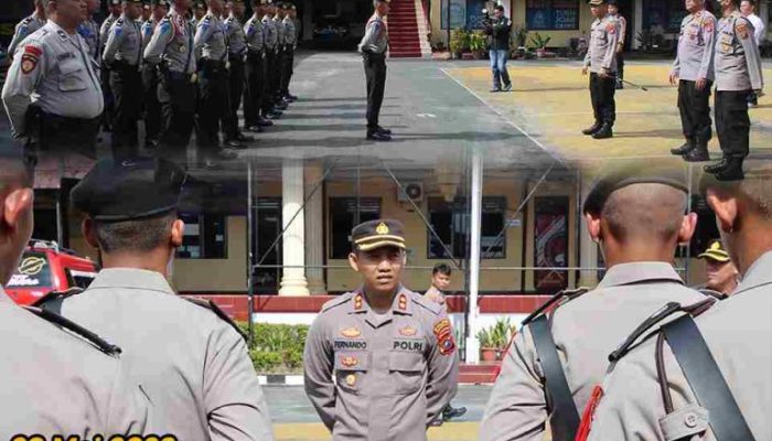Kapolres Pematang Siantar Berikan Arahan dan Bimbingan kepada Siswa Latihan Dasar Polri