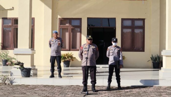 Polres Padang Lawas Mendorong Kedisiplinan Melalui Apel Pagi