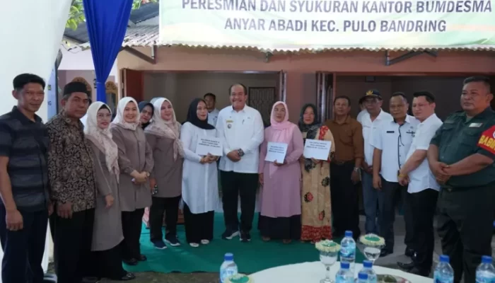 Wakil Bupati Asahan Meresmikan BUMDesma Anyar Abadi di Pulau Bandring