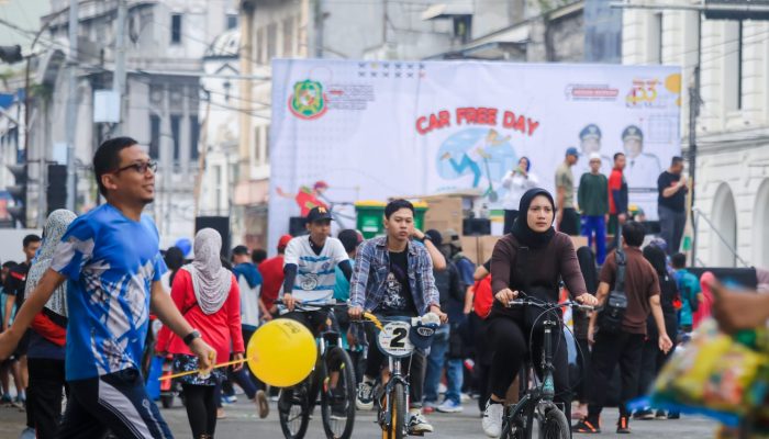 Car Free Day Medan: Masyarakat Gelar Aksi Sehat dan Harmoni di Lapangan Merdeka
