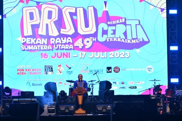 Gubernur Sumatera Utara Membuka PRSU ke-49 dan Ajak Bupati/Walikota Dukung Proyek Pembangunan Infrastruktur