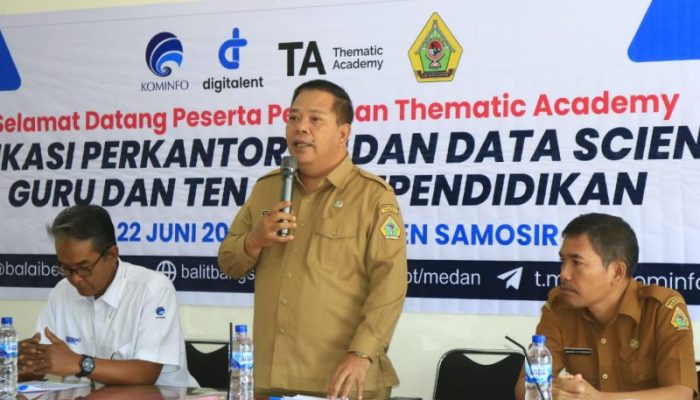 Pelatihan Aplikasi Perkantoran dan Data Science Tingkatkan Literasi Digital bagi Guru di Kabupaten Samosir