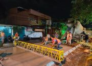 Pemko Medan Membeton Jalan Gunung Mahameru untuk Memperlancar Aktivitas Masyarakat