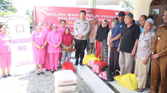 Polres Simalungun Berikan Bantuan Bahan Bangunan kepada Masjid Awal Dame Raya