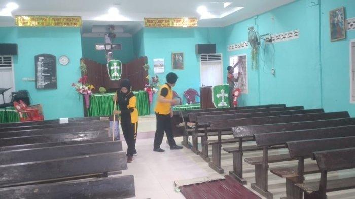 Polres Tapanuli Selatan Gelar Bakti Sosial di Gereja HKBP Huta Tonga