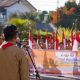 Wakil Bupati Karo Melepas Pasukan Kirab Tangkal Napza Gerakan Pramuka Sumatera Utara Tahun 2023 di Kabupaten Karo