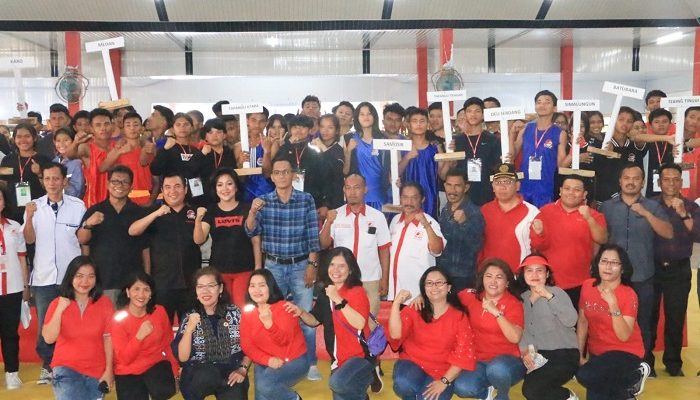 Bupati Nikson Buka Wushu Sanda Open Championship 2023
