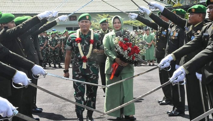 Danrem 023/KS Disambut dengan Upacara Tradisi