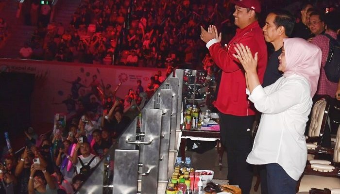Presiden dan Ibu Iriana Saksikan Laga Semifinal Indonesia Open 2023