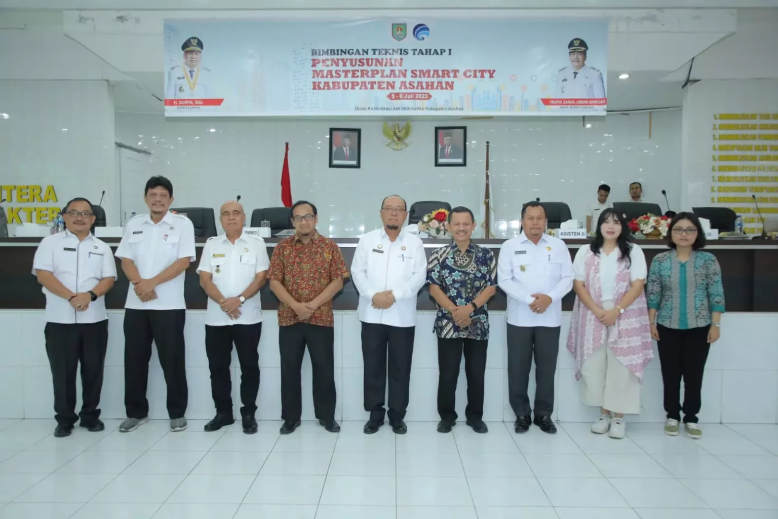 Bupati Asahan Buka Bimbingan Teknis Penyusunan Masterplan Smart City Kabupaten Asahan