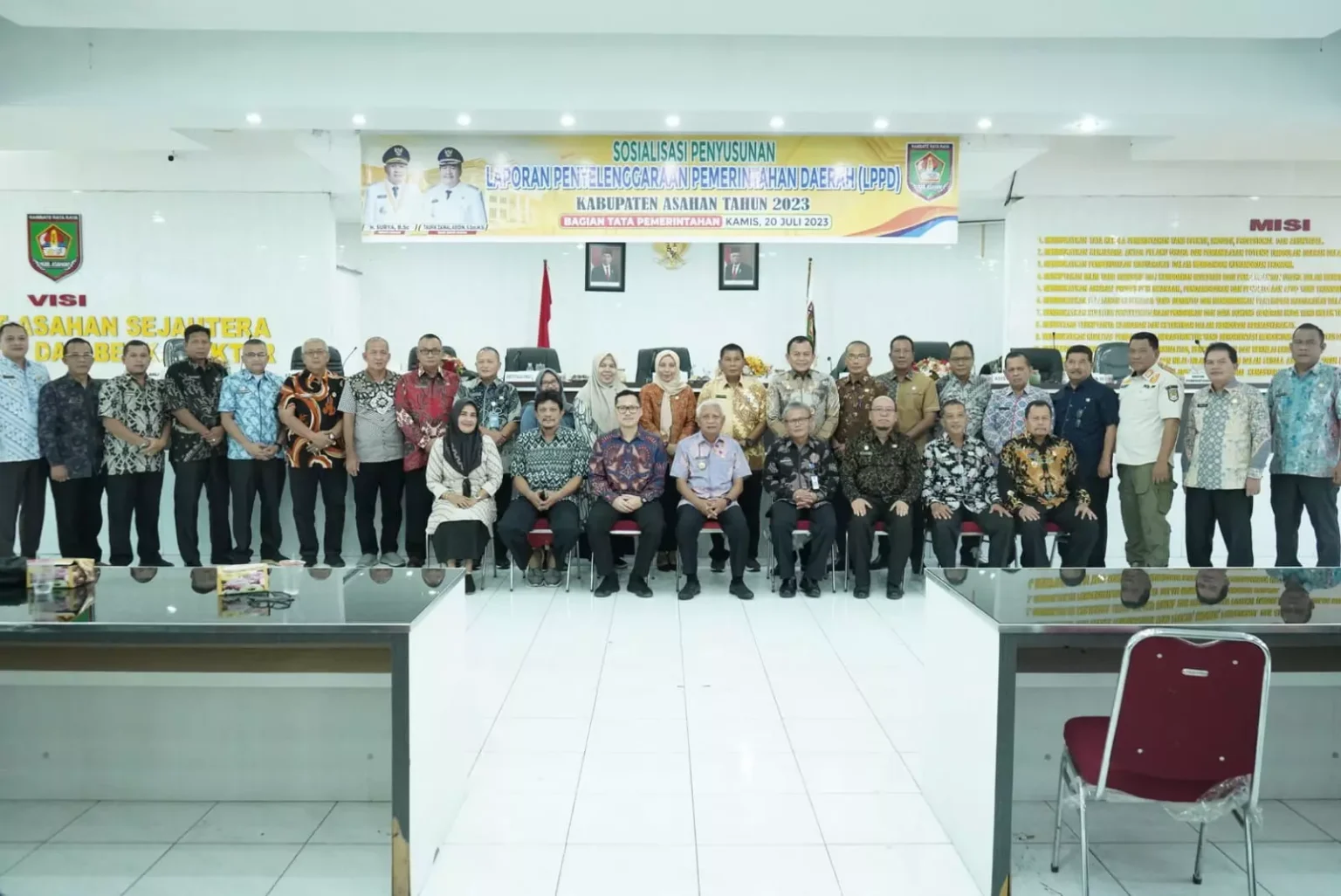 Bupati Asahan Buka Sosialisasi Penyusunan Laporan Penyelenggaraan Pemerintah Daerah