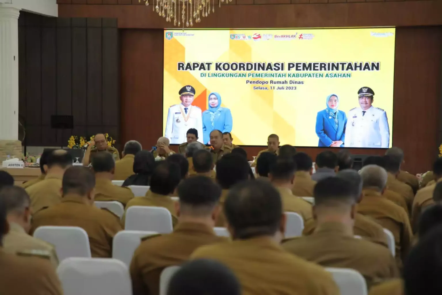 Bupati Asahan Membuka Rakorpem Bulan Juli untuk Optimalisasi Kinerja Pemerintahan