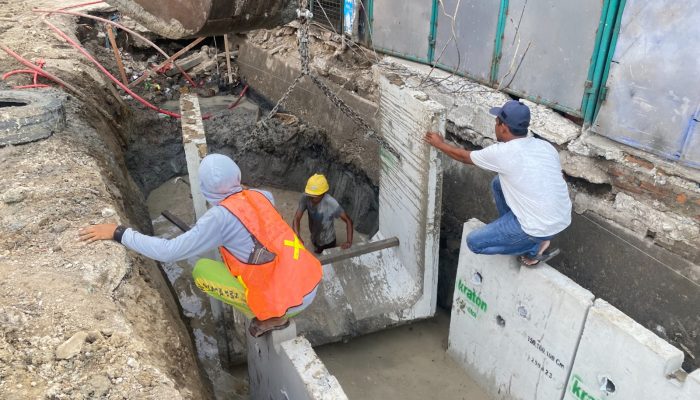 Pemko Medan Tingkatkan Saluran Drainase di Jalan Bahagia By Pass untuk Cegah Genangan Air