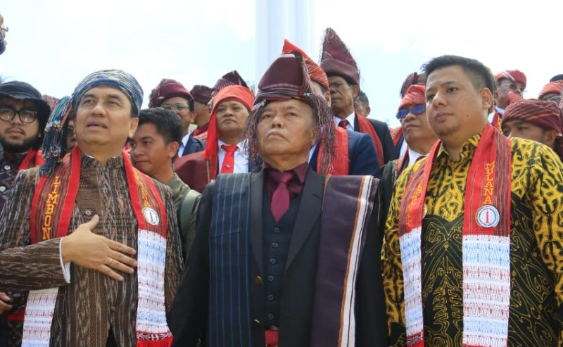 Peresmian Tugu Limbong Mulana Dalam Horja Bolon di Kabupaten Samosir