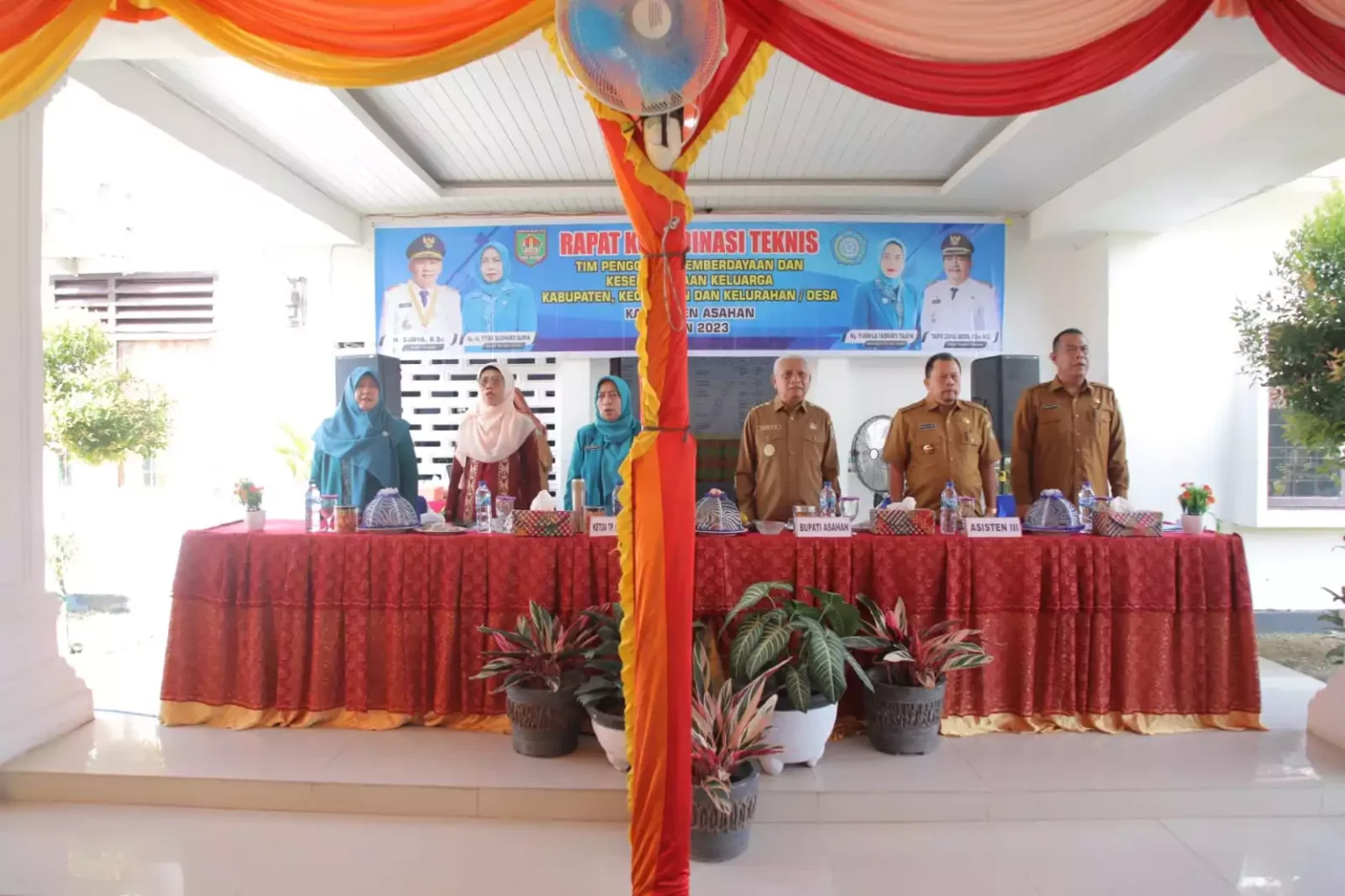 Bupati Asahan Buka Rakornis TP. PKK dan Sambut Kunjungan Tim Evaluasi Lomba HKG