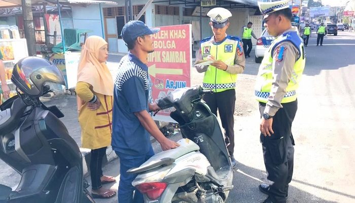 Puluhan Pelanggaran Terjadi Setiap Hari dalam Ops Patuh Toba 2023 di Sibolga