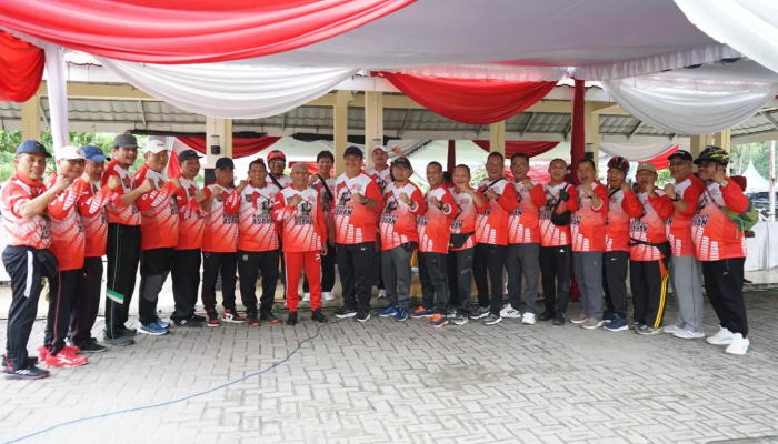 Bupati Asahan dan Forkopimda Kabupaten Asahan Bergabung dalam Kegiatan Fun Bike Meriahkan HUT RI ke-78