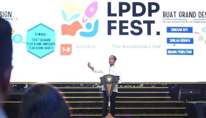 Presiden Joko Widodo Mendorong Pemanfaatan Bonus Demografi melalui LPDP Fest