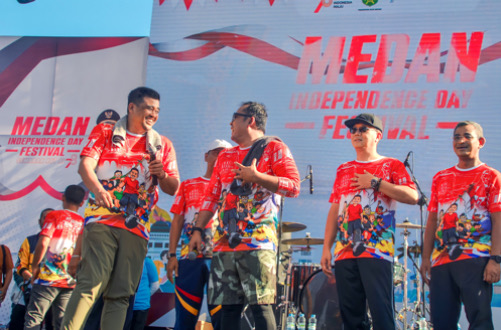 Kemeriahan Medan Independence Day Festival: Bobby Nasution dan Aulia Rachman Meriahkan Perayaan HUT RI ke-78