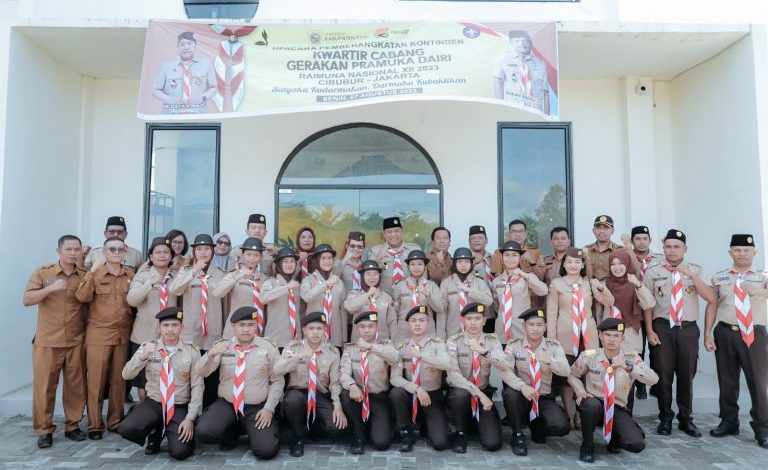 Kontingen Pramuka Cabang Kabupaten Dairi Siap Ramaikan Rainas XII di Jakarta