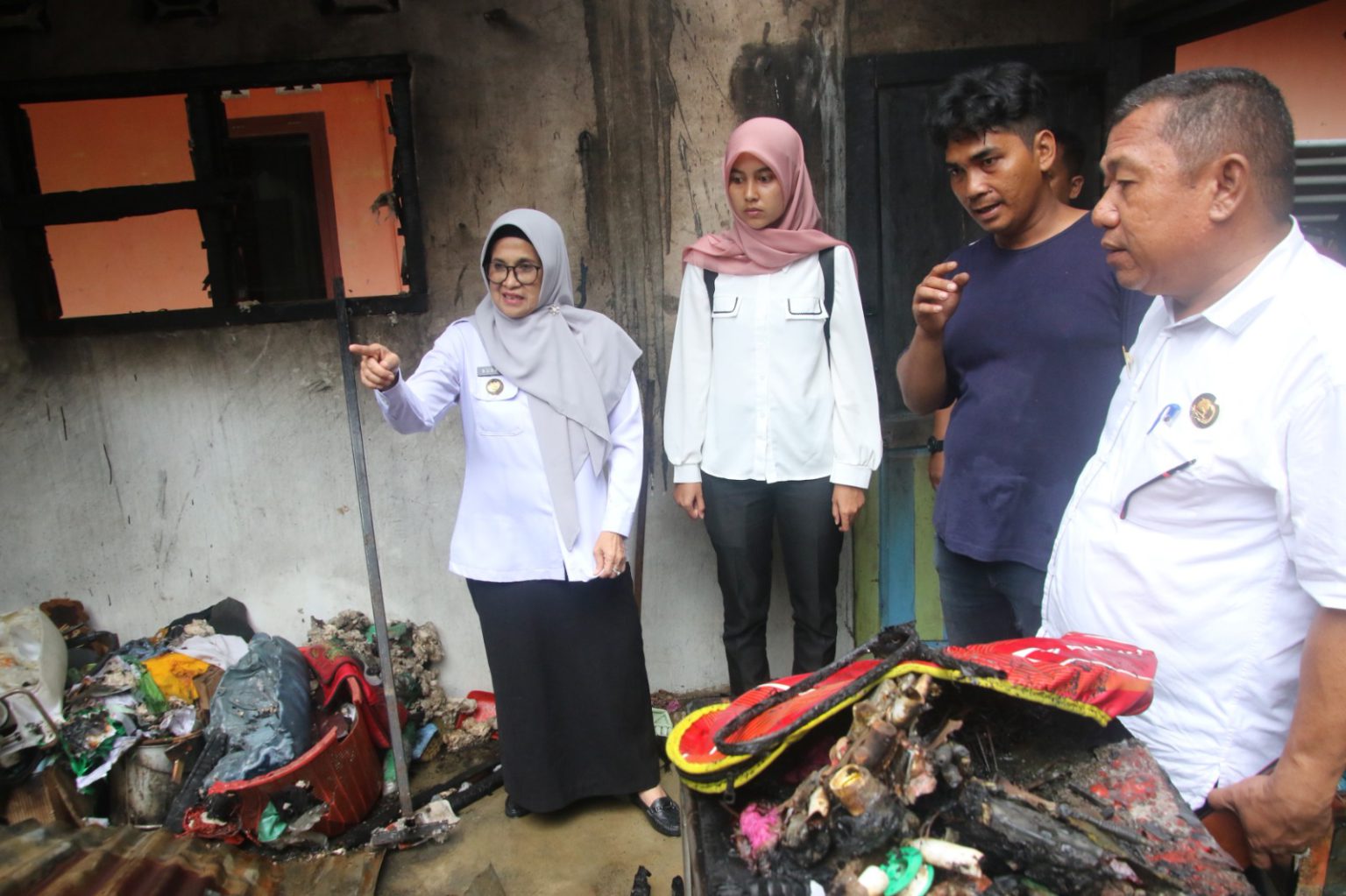Pemko Pematang Siantar Bersama Wali Kota Susanti Sambangi Korban Bencana: Kepedulian di Tengah Musibah