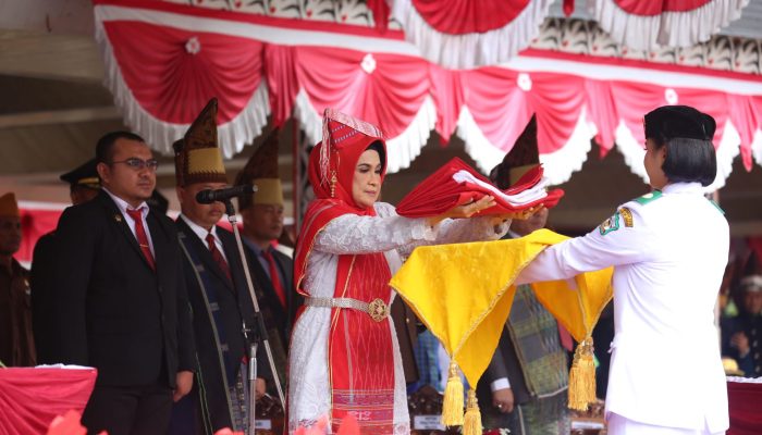 Upacara Peringatan HUT ke-78 Kemerdekaan RI di Pematang Siantar Berlangsung Meski Guyuran Hujan
