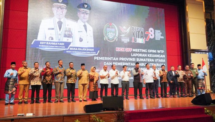 Wali Kota Siantar Hadiri Kick Off Menuju Sepuluh Tahun Opini WTP Laporan Keuangan di Sumatera Utara
