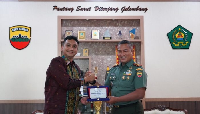 Korem 023/KS Terima Penghargaan dari KPP Pratama Sibolga